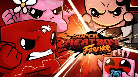 Super Meat Boy Forever, A Retro-Styled Platformer Filled With Gore and Guts!